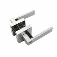 Keyed Lever Lock Cylindrical Keyhole Interior Door Lock Easy to Install