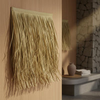 Plastic Thatch Tile Fireproof Synthetic Straw Roofing Long-Lasting for Patio