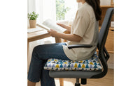 Comfortable Chair Cushion with Ties Quilted Tufted Seat Cushion Padded Chair Pad with Ties Thick for Students, Dining Chairs, Tatami