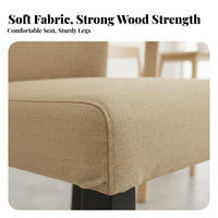 Removable and cleanable Cover Lowrear Upholstered Chair Minimalist Design Upholstered Side Chair Easy Assembly Dining Room Seat for Restaurant Owners, Homeowners, Interior Designers, Cafe, Kitchen, Home Office, Bedroom