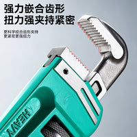 新款大开口重型工业级管子钳 36寸强扭力超硬不变形防滑快速管钳