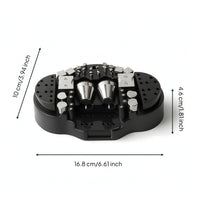 Engraving Block with Adjustable Head Compact Jewelry Engraving Block Smooth Ball Vise for Hobbyists