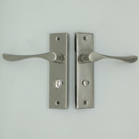 Keyless Bathroom Door Lock, Privacy Protection, Aluminum Alloy, Easy Installation, Childproof, Universal Fit