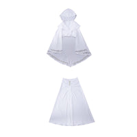 Queen Cosplay Outfit with Skirt Dress Cosplay Costume Wraptheatrical Performance Costume for Stage Performances