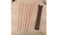 8 Pieces Spruce Wood Guitar Binding Strip Slotted Guitar Binding Strips Decorative Luthier Wood Strips Flexible for Luthiers, DIYers