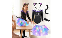 Cat Costume Layered Cat Costume Tulle for Girls, Kids, Halloween