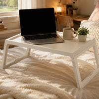 Couch Knee Desk Foldable Folding Laptop Table Anti-Slip Portable Study Desk for Dorm Room, Bedroom