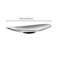 Decorative Fruit Tray Leaf Platter Earthy Leaf-Shaped Fruit Tray Smooth Edges for Table Display