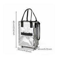 Folding Trolley Bag Large Capacity Foldable Luggage Carrier Heavy Duty