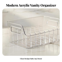 Partitisingled facial covering Storage Box Large Capacity facial care holder Space-Saving