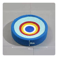 Oval Feline Scratcher Bed Wear-Resistant Large Feline Scratcher Bed No Shedding