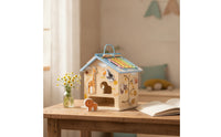 Wooden Busy House Colorful Activity House Fine Motor Sensory Game Toy Developmental for Toddlers