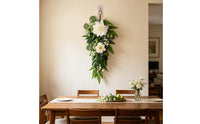 Hanging Floral Decoration 50 Cm Tall Flower-Shaped Style Wall Hanging Layered
