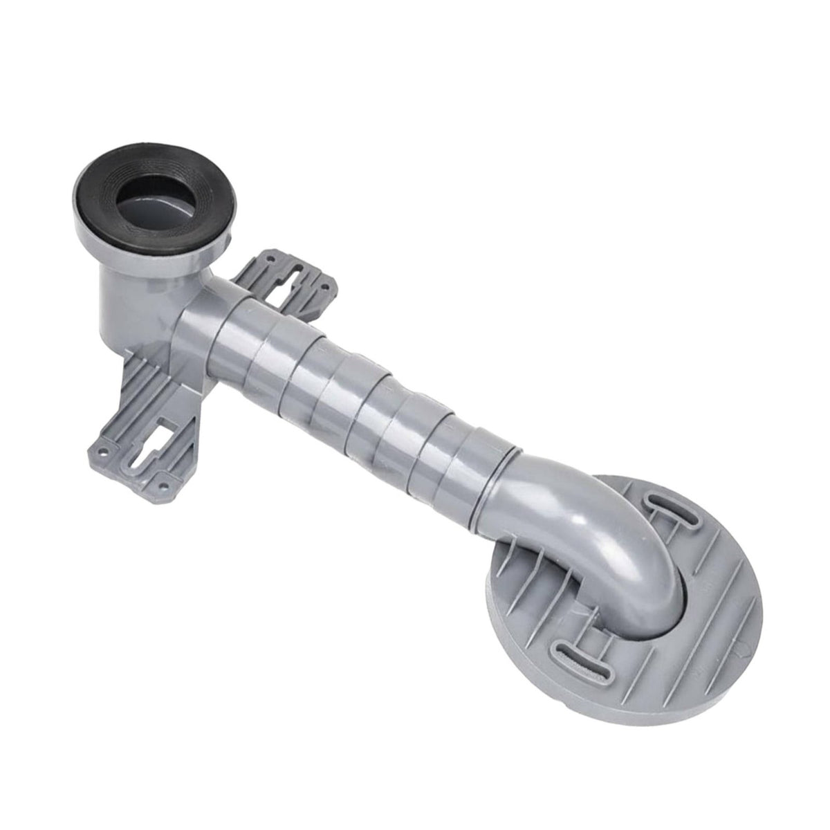 Toilet Shifter Odor Blocking Toilet Drain Offset Adapter Clog-Resistant Design Waste Tube Shifter for Restroom Renovation
