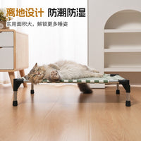 铁艺宠物行军床家用中小型犬防潮离地宠物床四季通用狗床猫窝凉垫