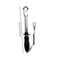 fishing Gripper with Scale Non-Slip Handle Fishing Tools Metal Clip for Anglers
