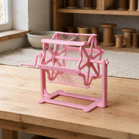 Silkworm Cocoon Reeler Exposed Lattice Tabletop Silk Reeler Pink
