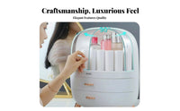Clear Makeup Case with Drawers particleproof Clear Tiered Drawer Set for Countertop