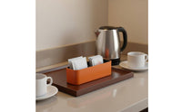 Leaf Tea Packet Organizer Box Leaf Tea Bags Storage Compact Sugar Packet Holder for Hotels, Restaurants, Living Room Table, Kitchen Countertop