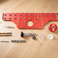 Guide with Aluminum Alloy Hinge Guide Accurate Hinge Boring Jig for Workshop