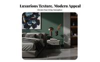 C-Shaped Drawer Unit Modernist aesthetic Nightstand InstallationNo Assembly Required for Small Spaces