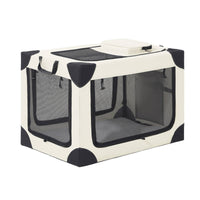 Car Pet Crate Easy to Carry Folding Dog Crate for Road Trips