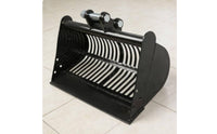 Heavy Duty Mini Excavator Attachments Long-Lasting Small Excavator Accessories Multi-Functional Digger Tool Attachments Anti-Corrosion for Contractors, Landscapers, Farmers, Farms, Landscaping, Gardening
