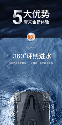 yee鱼缸超静音抽水泵潜水泵鱼池吸水泵底吸泵循环泵家用小型水泵