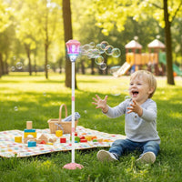 Streetlight Bubble Blower Color Lights Bubble Blower Large Capacity Children's Plaything for Kids, Birthday, Outdoor, Wedding