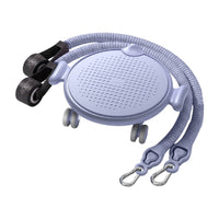 Silent Pilates Sliding Disc with Kneeling Pad Anti-Slip Ab Roller Disc Stable Fitness Equipment Smooth for Home Workout