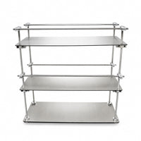 Stainless Steel Shaft Multi-layer Adjustable Storage Rack for Perfume, Simple Style