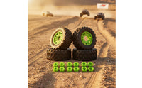 2 Pieces Short Course RC Tire High Traction Rough-Terrain RC Tire Multi-Surface Grip For
