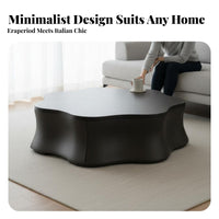 2 Pieces Cumulus and Flower Table Set Asymmetrical Shape CumulusShaped Accent Table Set Rounded Corners Space-Saving