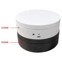 12cm Mini Electric Turntable for Live Streaming, Rotating Display Stand for Video Shooting