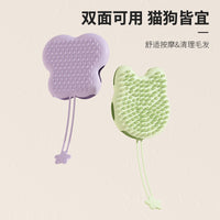 新款宠物硅胶撸猫手套洗澡刷 梳毛清理梳 去浮毛清洁梳批发