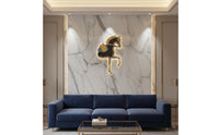 Modern Design 3D Layered Horse Wall Art Success Symbol Backlit Horse Wall Decor Laser Cut Design House Decoration Wireless Controller Control for Entrance, Hallway, Living Room, Office