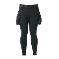 白鳍鲨SCUBAPRO HYBRID PANTS1MM潜水带兜长裤专业分体长裤短裤