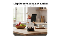 Tabletop Chef Statue with Message Board