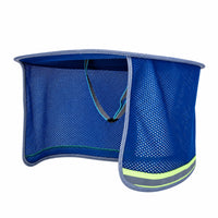 Foldable Safety Helmet Shade Ventilated Mesh Helmet Sun Shade Lightweight Hard Hat Sun Guard Breathable