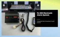 12V PA system, handheld mic, multi-tone alarm