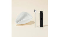 Single Dose Ceramic Coffee Bean Dosing Set Easy Pouring Spout Coffee Bean Weighing Bowl Reduces Static for Baristas, Home Kitchen, Cafe