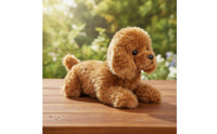 Teddy Dog Soft Stuffed Puppy Safe for Bedtime, Desk