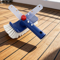 Pool Scrub Brush Dense Bristles Rotating Brush Hinge Connector
