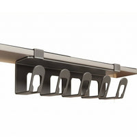 Toothbrush Rack with Five Slots Self Wall-Attached Toothbrush Rack-Saving for Washroom