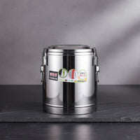 Stainless Steel Insulated Barrel Long-Lasting Insulation Insulated Beverage Dispenser Large Capacity Thermal Urn Leak-Resistant