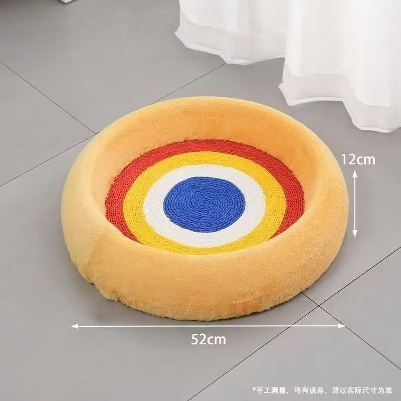 Starry Yellow Round