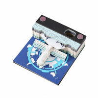 Aesthetic Design Space Station Desk Calendar Creative Gift Tear-Remove Paper Sculpture Exquisite Craftsmanship for Students, Gifting