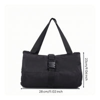 Portable Foldable Tool Bag with Shoulder Strap Zippered Tool Bag with Shoulder Strap Compact Heavy-Duty for Mechanics