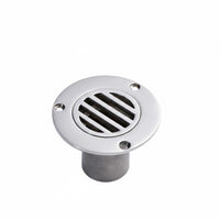 Stainless Steel Deck Drain Stainless Steel Floor Drain Two-Piece Water-Resistant Scupper Rust Resistant Sturdy Duty for RV