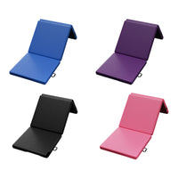 Portable Three-Fold Gymnastics Mat with Leather Cover